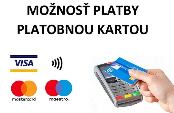 Kontakt platba kartou